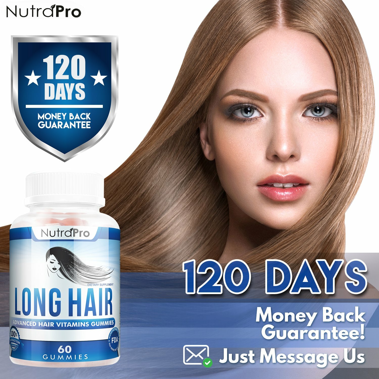 LONG HAIR GUMMIES – Hair Growth Gummies Supplement