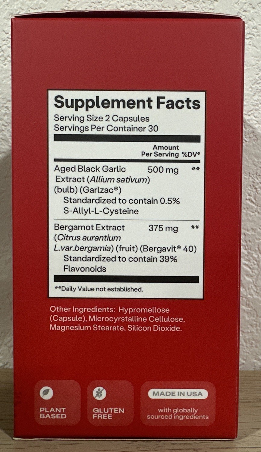 humann Cholesterol Support 60 Capsules 500mg Plant-Based Non-GMO Exp – 01/2028
