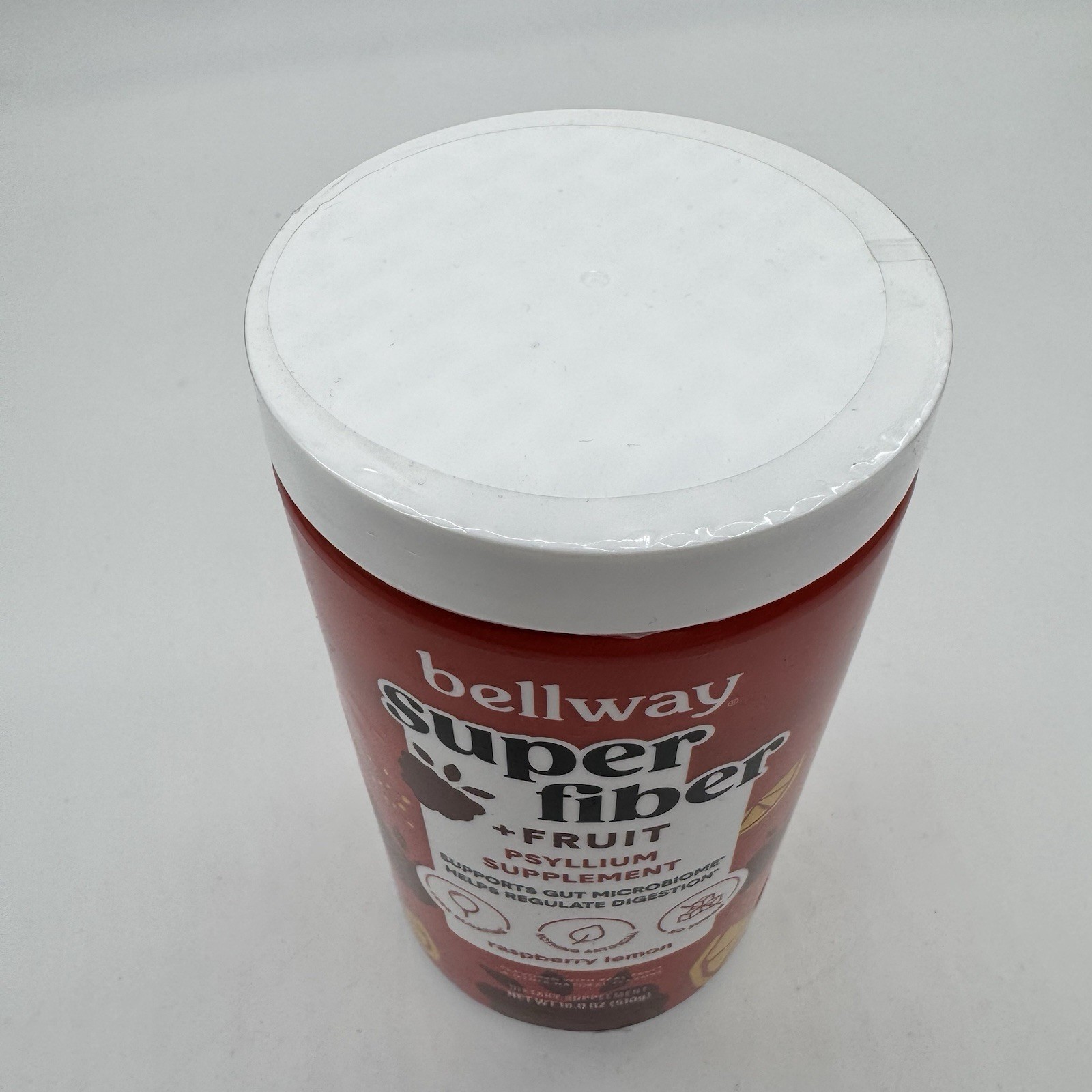 Bellway Super Fiber+Fruit Psyllium Supplement Flavor Raspberry Lemon