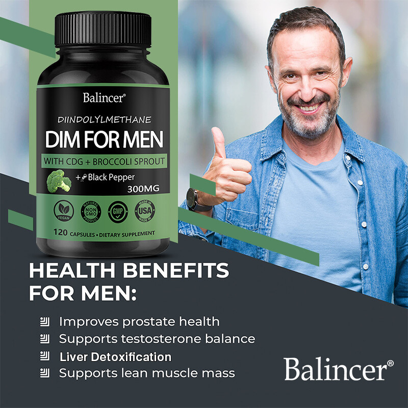 DIM(Diindolylmethane) 300mg-with Black Pepper-Premium Hormonal Support Formula