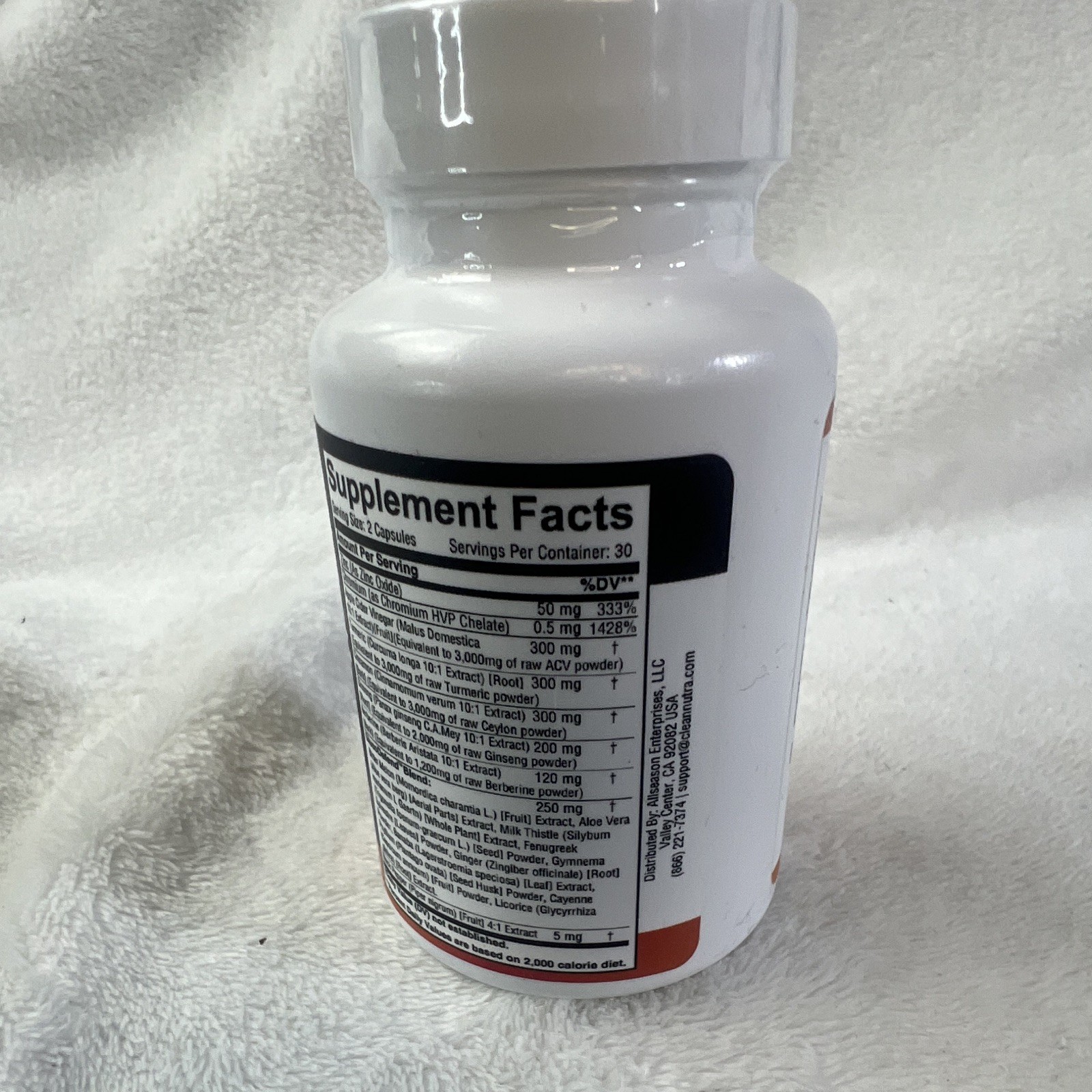 Clean Nutraceuticals Gluco Defend Blood Sugar Support 60 Caps EXP 08/2026