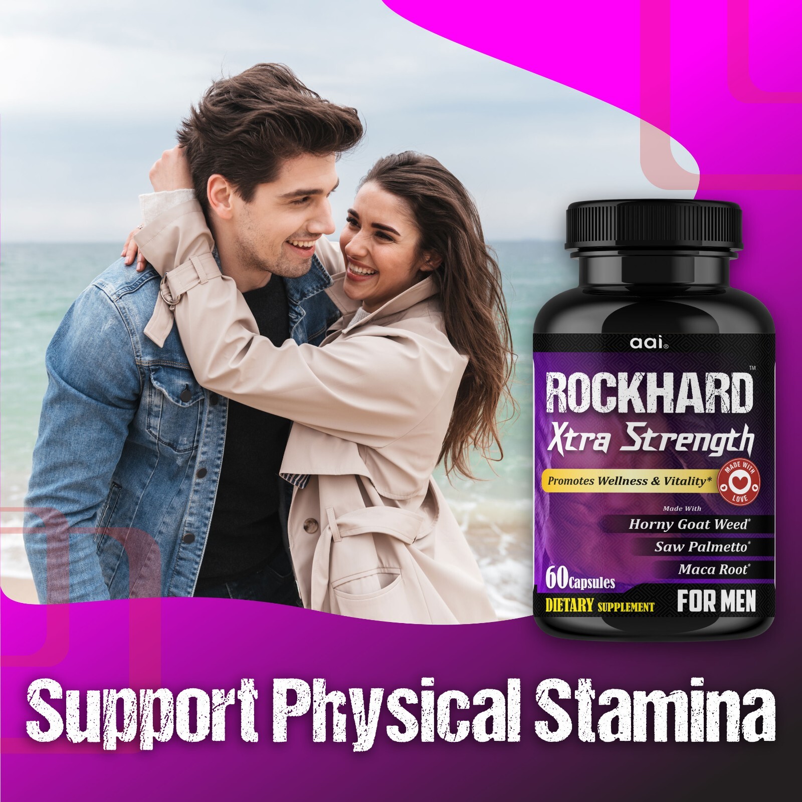 Ultimate Male Performance Booster, Performance Strength Energy Pill for Men- 60C