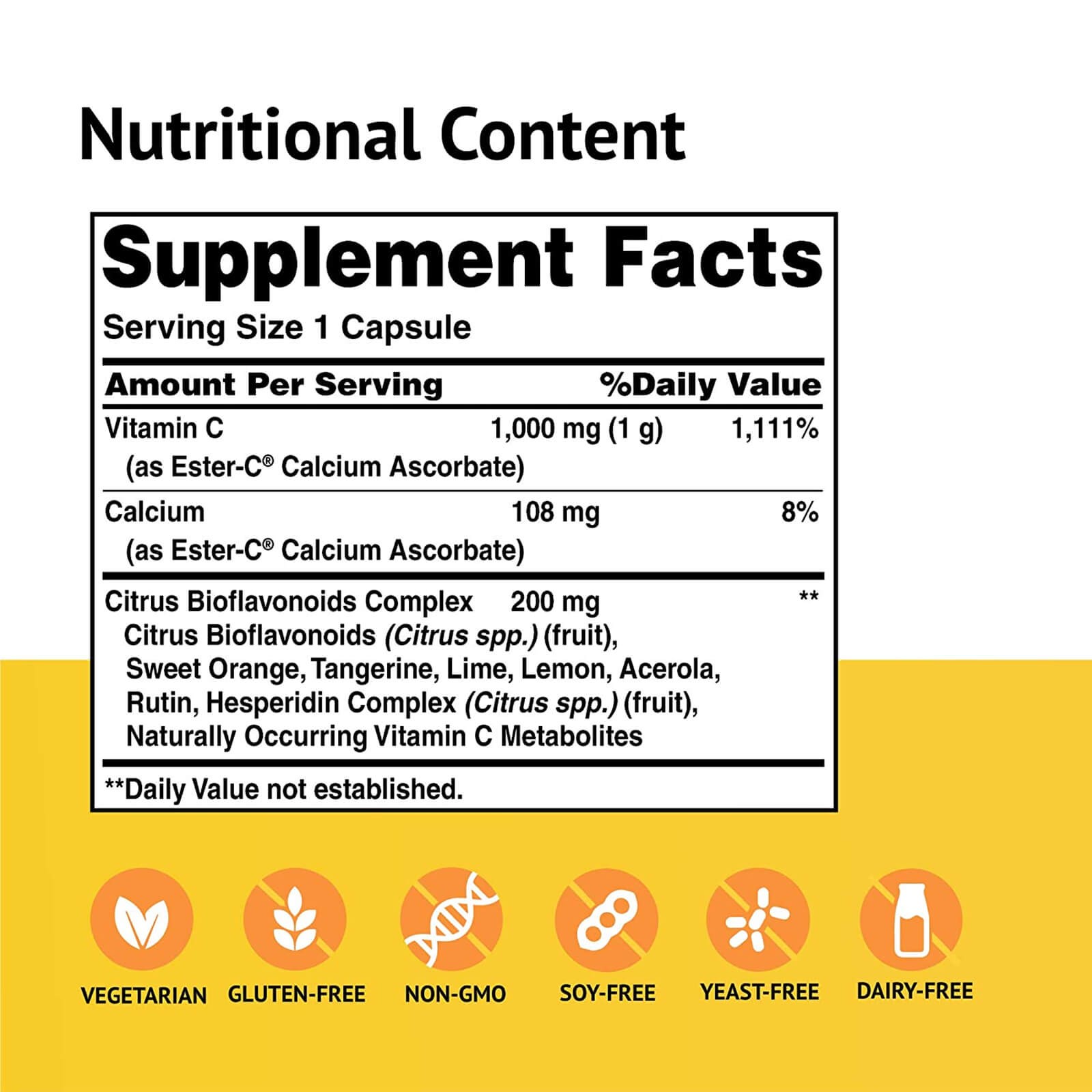 Solgar Ester-C 1000 MG with Citrus Bioflavonoids – 90 Capsules