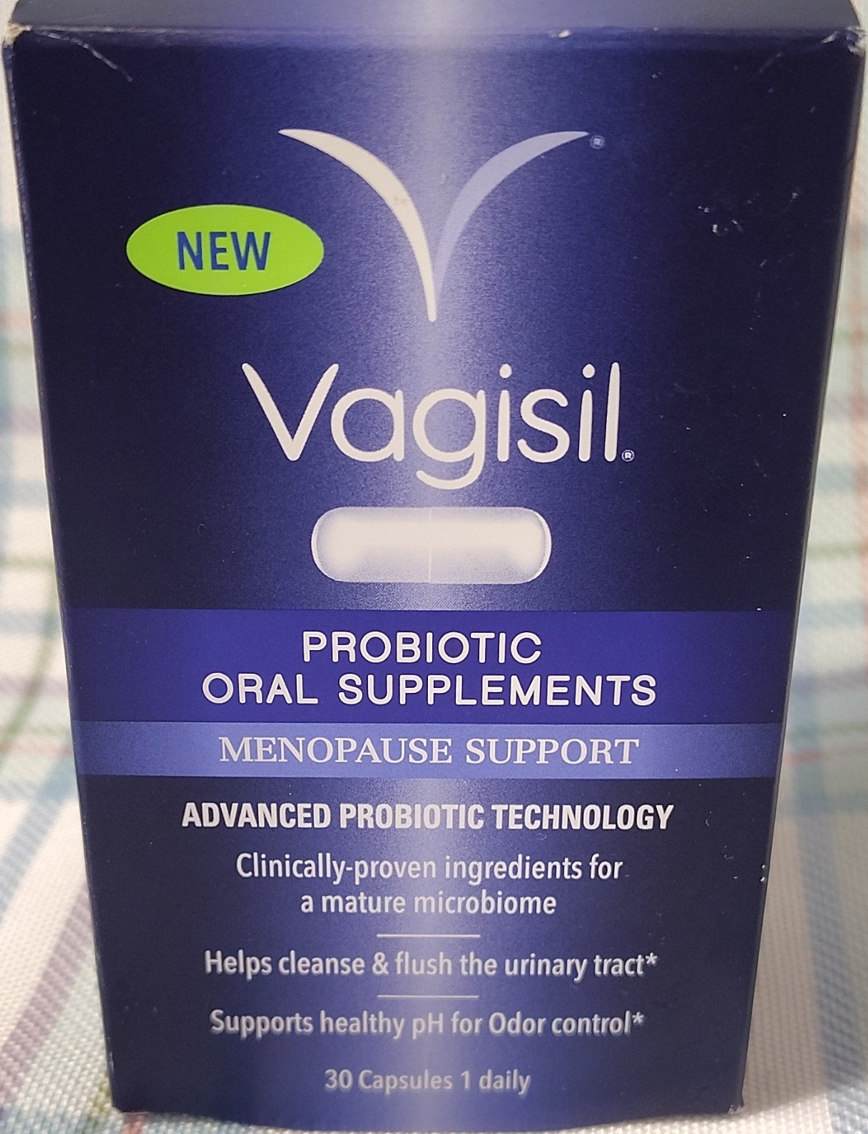 Vagisil Probiotic Oral Supplement Menopause Support D-Mannose 30 Capsules