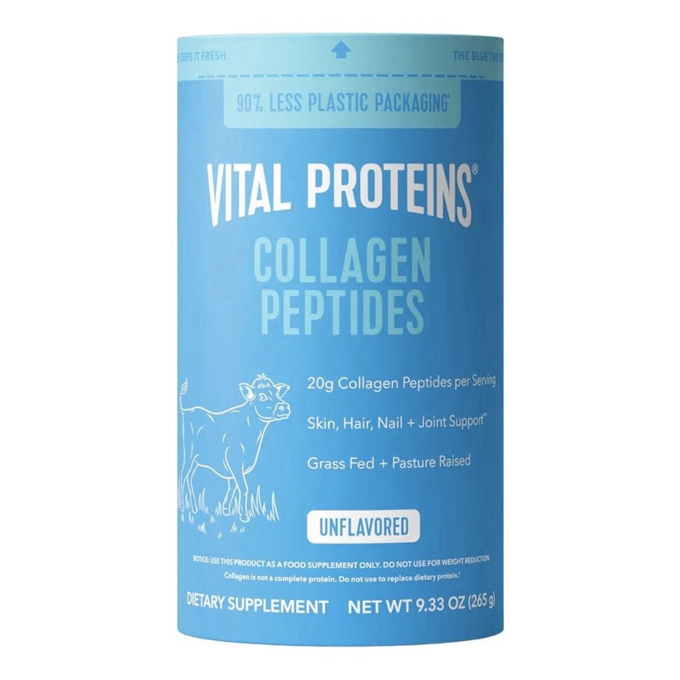 Vital Proteins Collagen Peptides Powder Unflavored Grass Fed Gluten-Free 9.33 oz