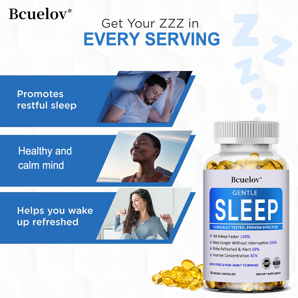 Gentle Sleep Capsules,Improve Sleep Quality And Enhance Immune Health,Relax Mind
