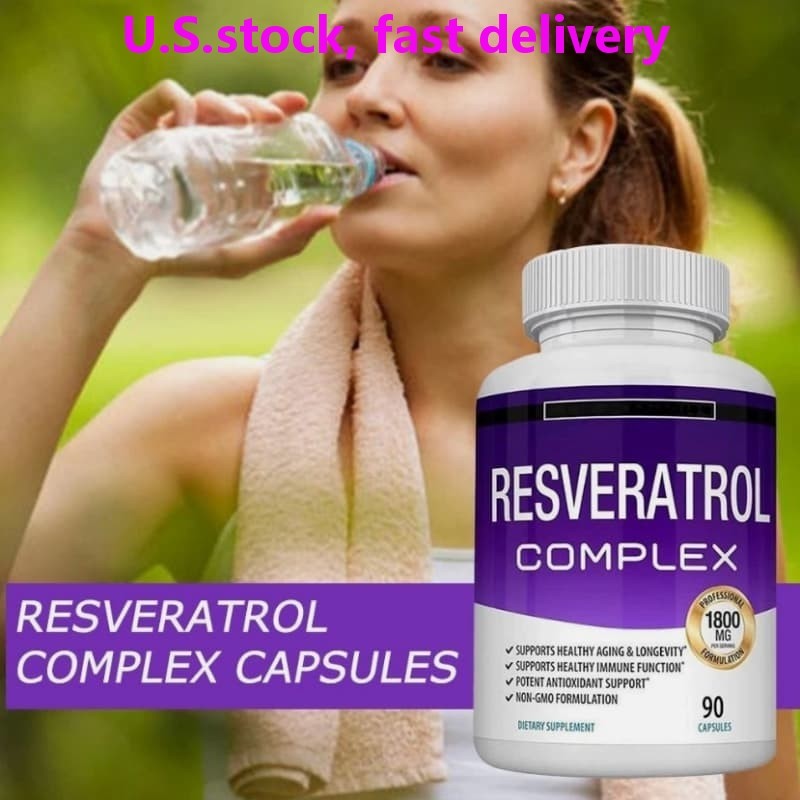 | 90 Capsules Resveratrol Supplement 1800Mg | Trans Resveratrol Complex