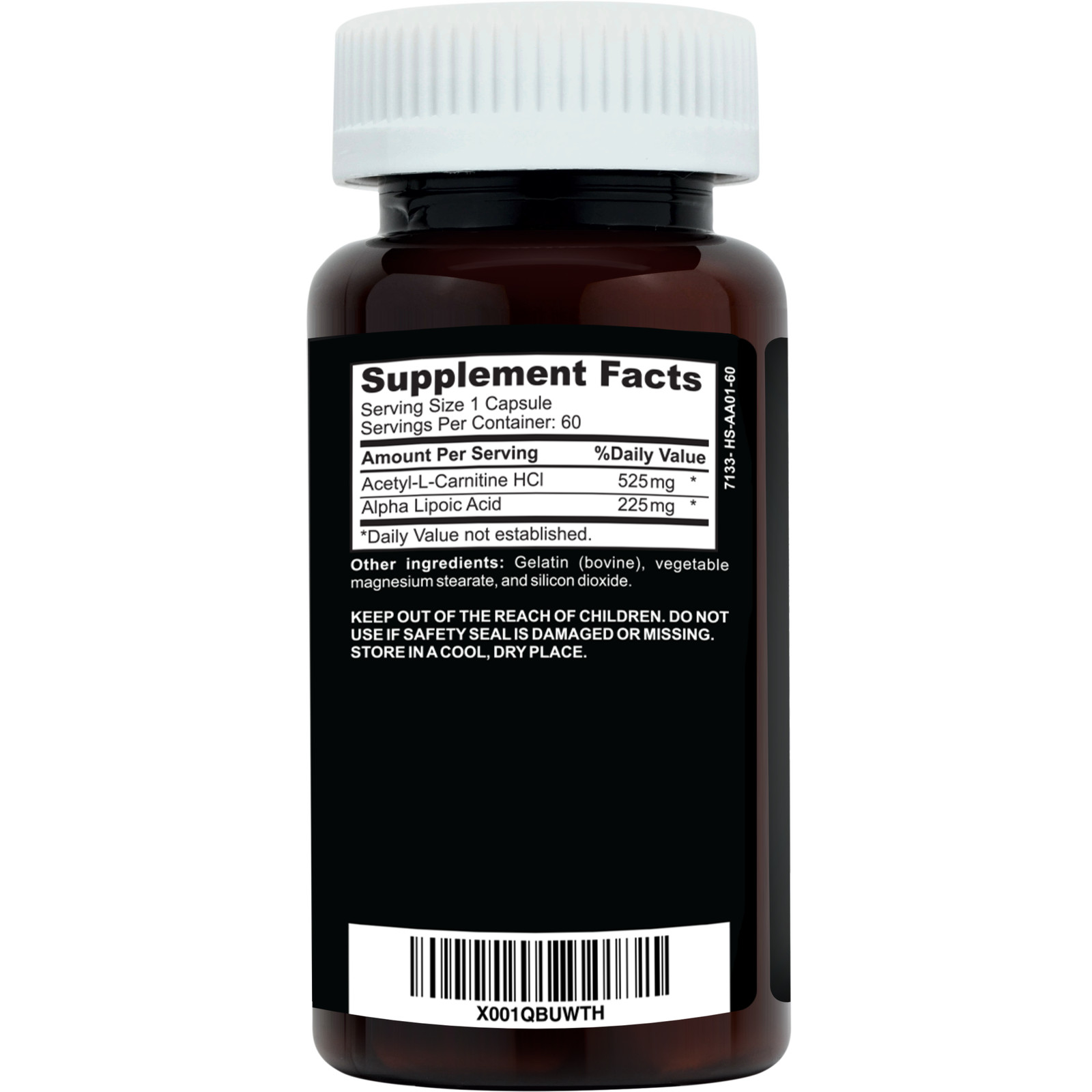 CLINICAL DAILY L Carnitine Acetyl Alpha Lipoic Amino Acids, 60 Vegan Capsules
