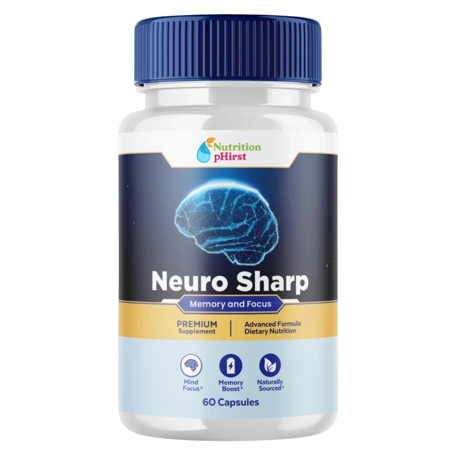 (2 Pack) Neuro Sharp Supplement Capsules – NeuroSharp All Natural Memory Focus
