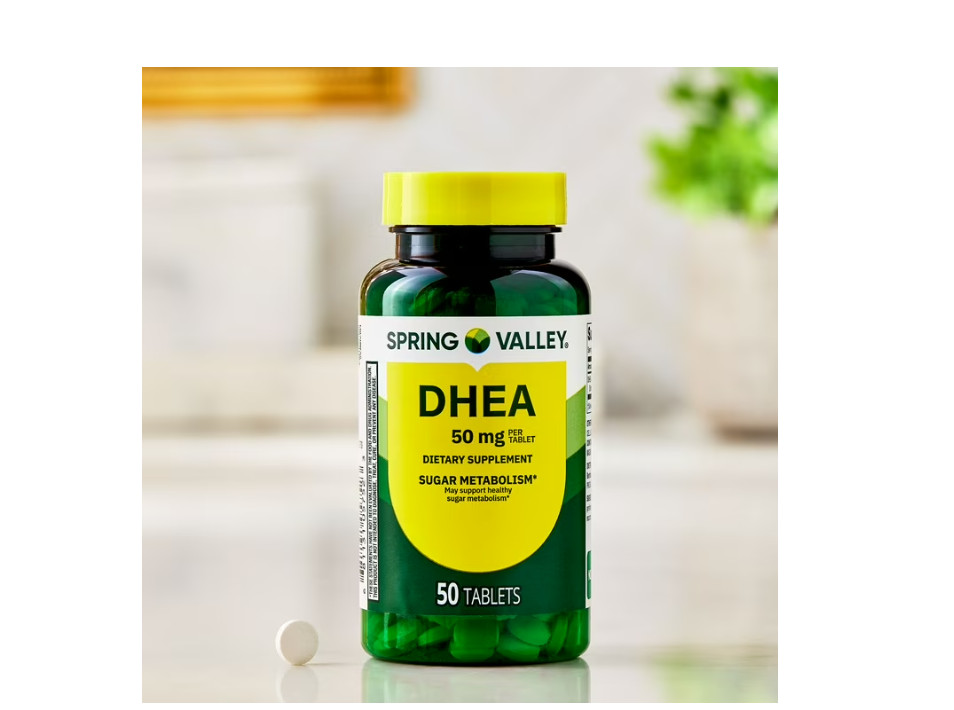 4 PACK Spring Valley DHEA 50mg Tablets, Dietary Supplement, 50 Count