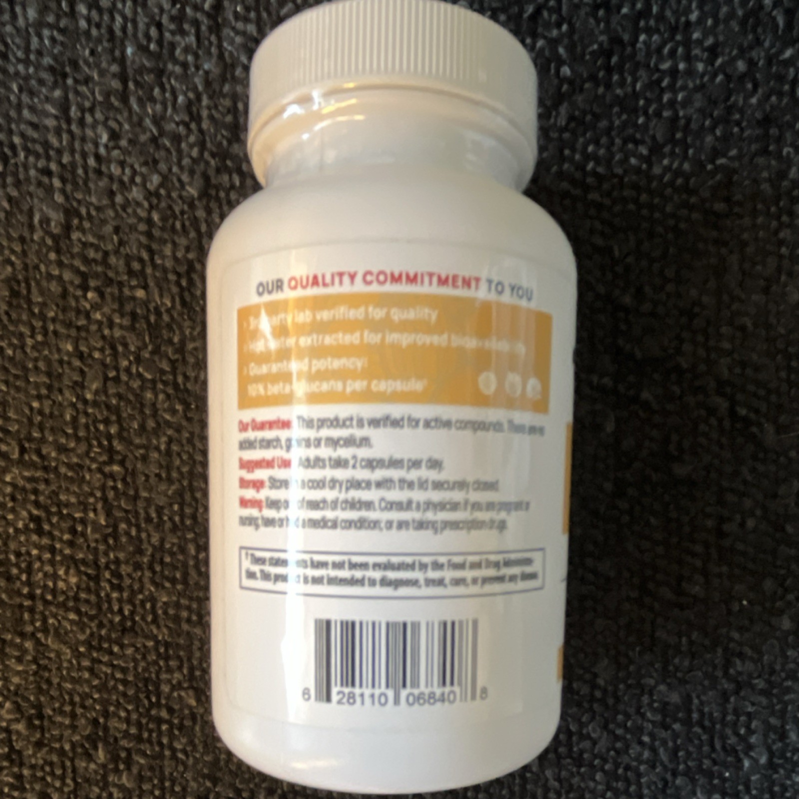 Real Mushrooms Tremella Mushroom Extract 1000mg 120 Capsules Rejuvenation
