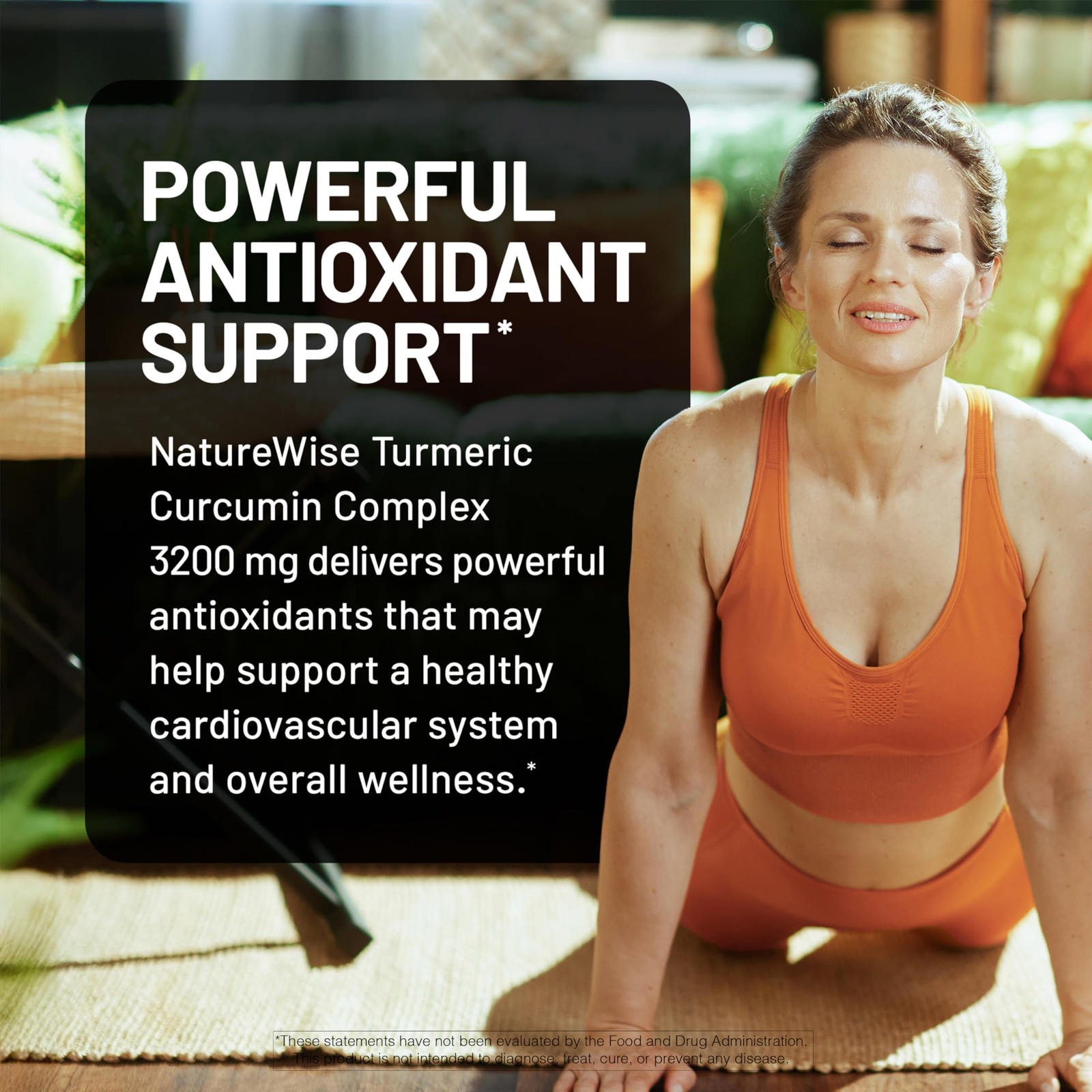 NatureWise Turmeric Curcumin Complex 3200 mg with 90 Count (Pack of 1)