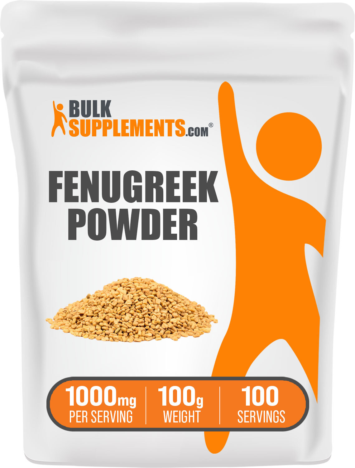 BulkSupplements Fenugreek Powder – 1000 mg per Serving