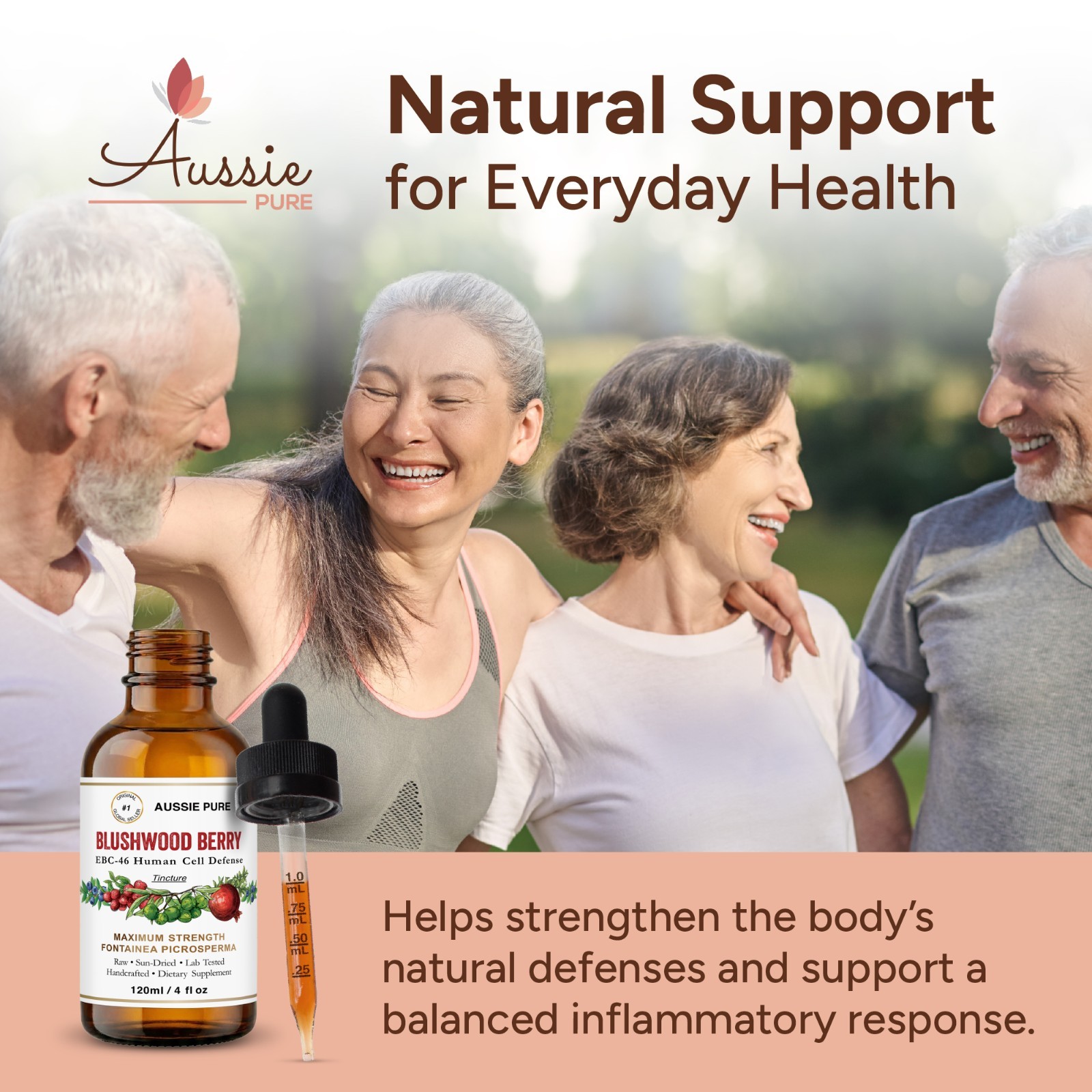 Aussie Pure Blushwood Berry EBC-46 Human Therapy Maximum Strength Tincture