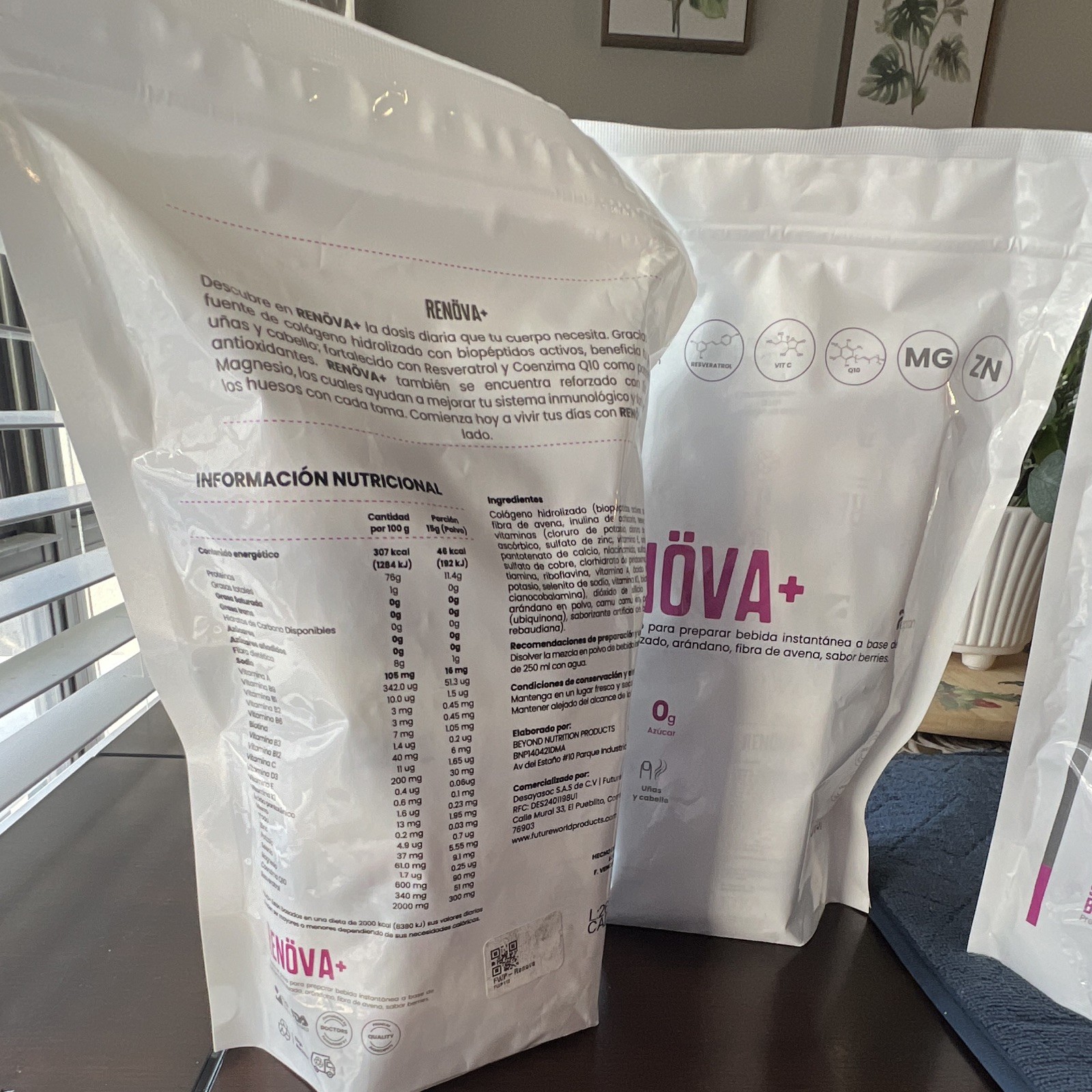 RENÖVA+ Hydrolyzed collagen with Active Biopeptides,sugar-free strawberry- 315g
