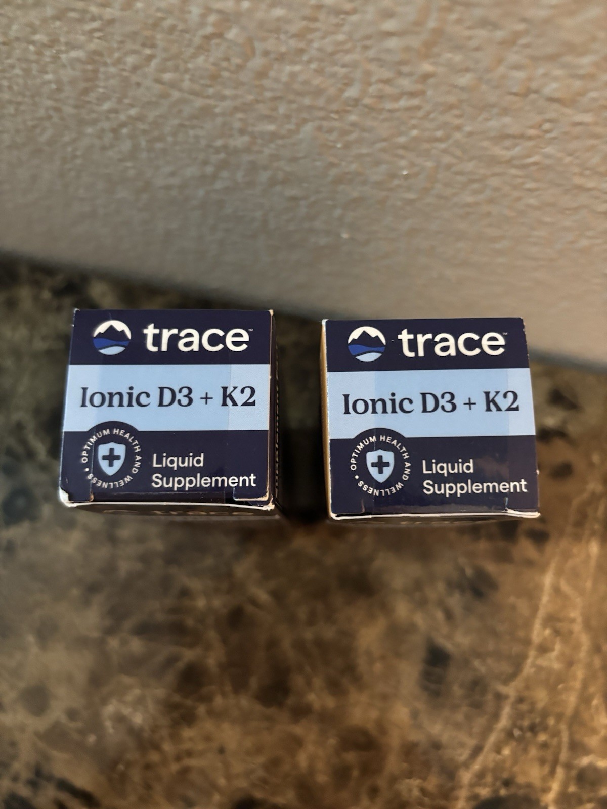 Trace Ionic Vitamin D3 + K2 MK-7 Drops 5000 IU/100 mcg 2 fl oz Lot 2