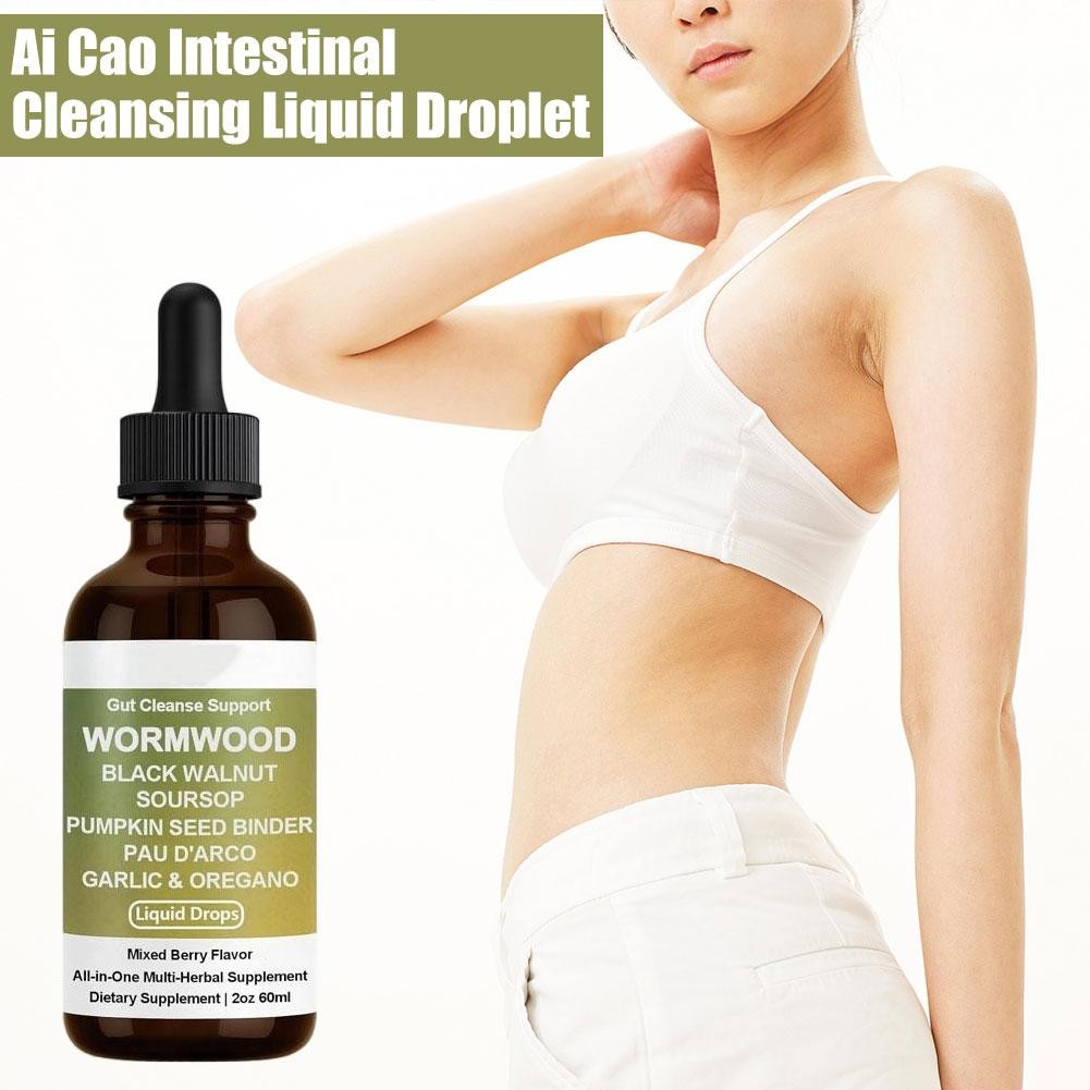 Premium ut Cleanse Liquid Drops – Black Walnut Soursop Pumpkin Seed Bind USN. P