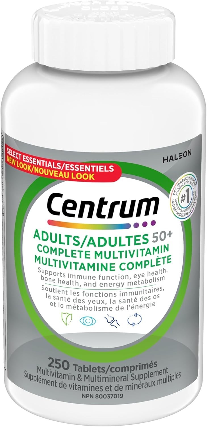Centrum Adult Select Essentials Multimineral Supplement Men Women 250 pcs NEW