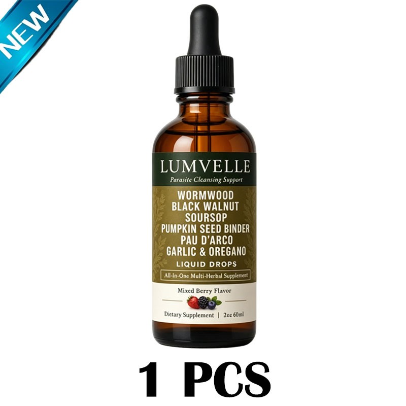 5PCS LUMVELLE Wild Harvested Wormwood Herbal Liquid Botanical Supplement Drops