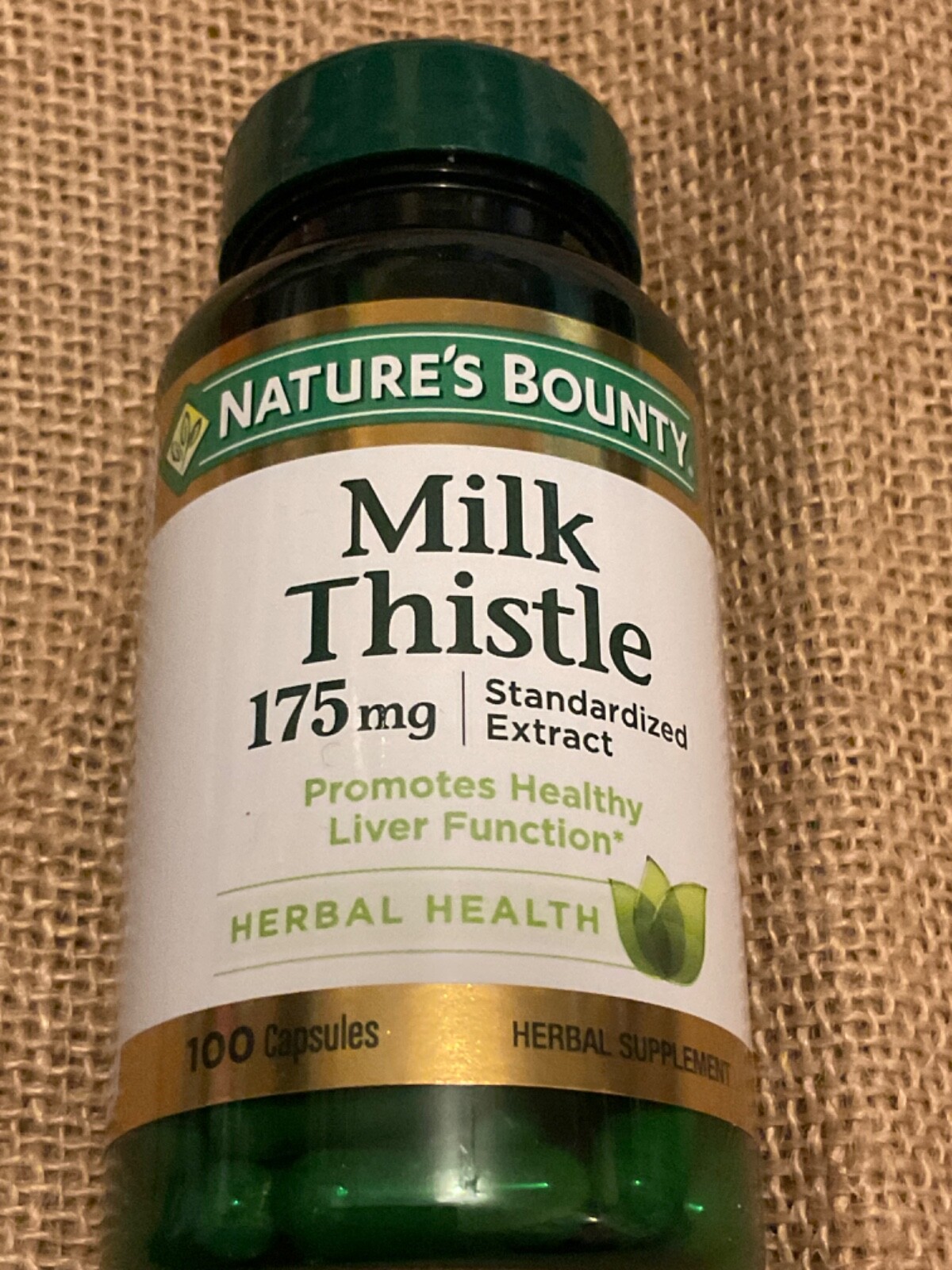 Nature’s Bounty Milk Thistle 175mg, 100 Softgels Exp 8/26