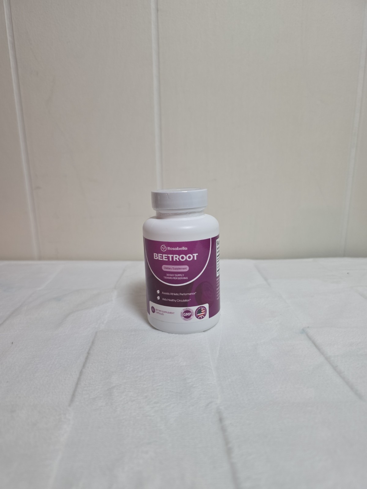 Rosabella Beetroot Dietary Supplement – 1300mg – 30 Day Supply – Exp 01/2028