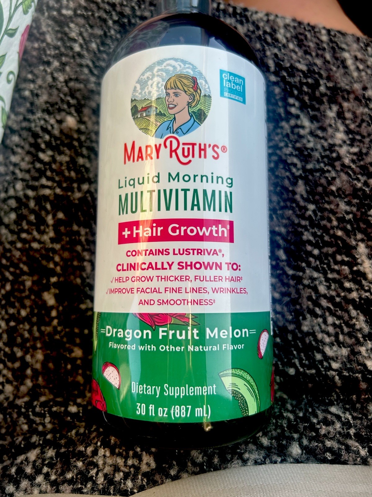 MaryRuth’s Liquid Morning Multivitamin Hair Growth Vegan BPA-Free 30 fl oz