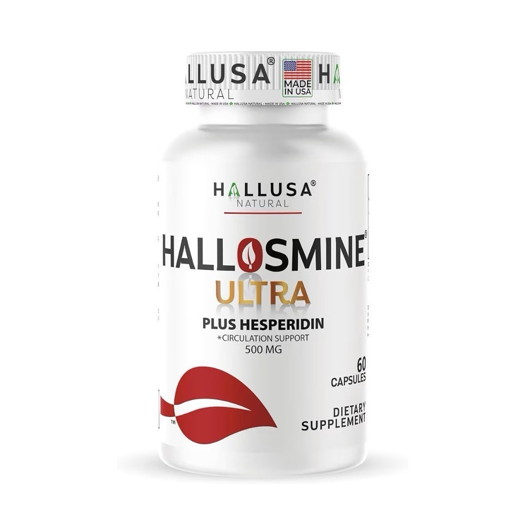 Hallusa Natural Hallosmine Ultra Plus Diosmin Hesperidin Circulation 60 Ct