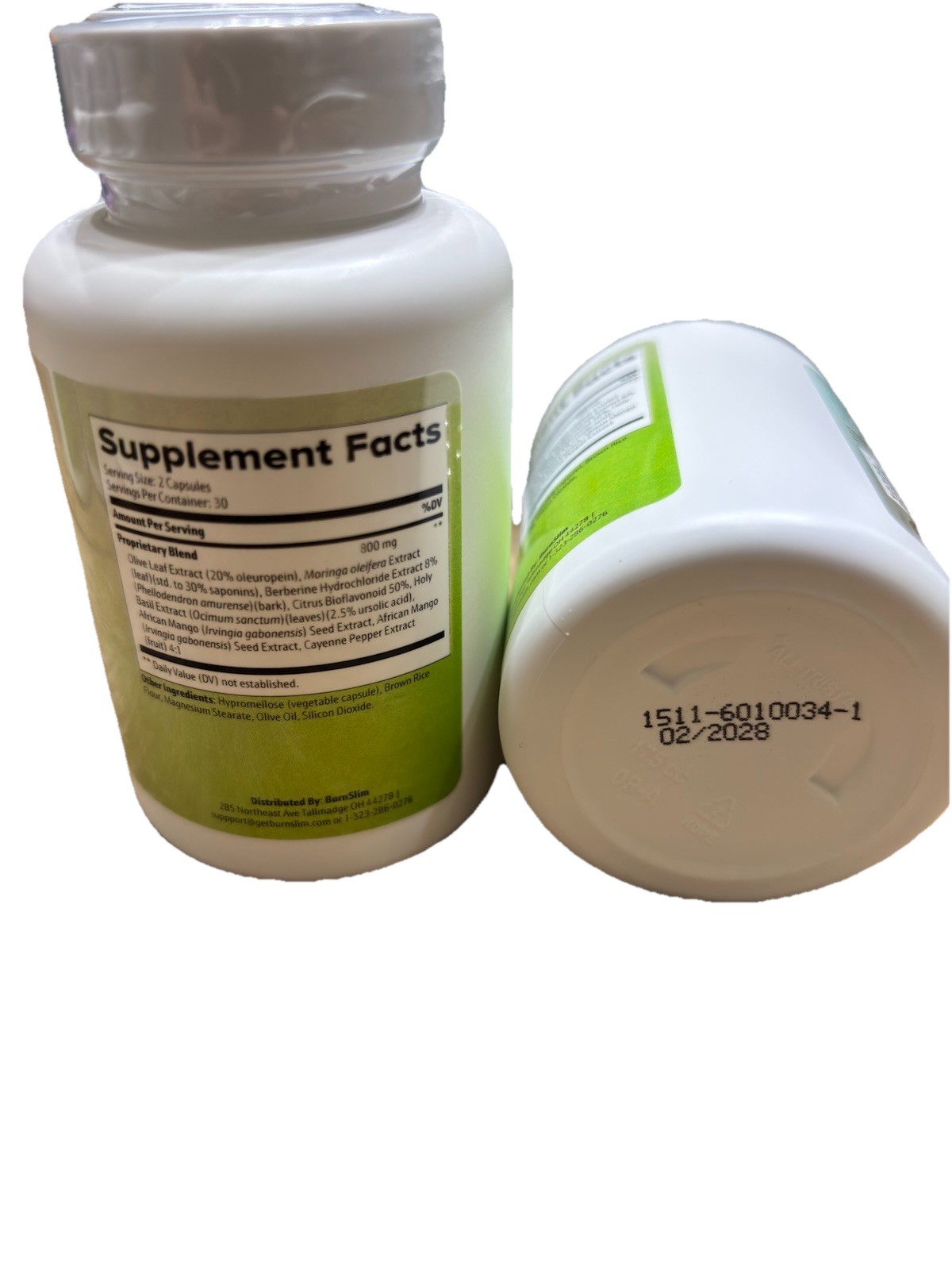 3 pack x 60 BurnSlim Weight Management Dietary Supplement Soy Dairy Gluten Free