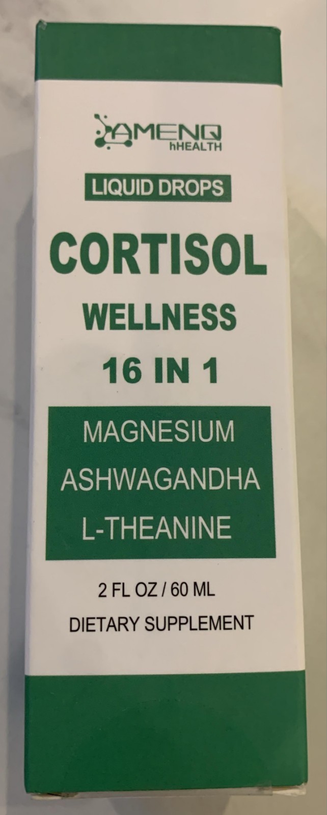 Liquid Drops 16 In 1 Cortisol Wellness Magnesium 2oz Dietary Supplement 5/2027.
