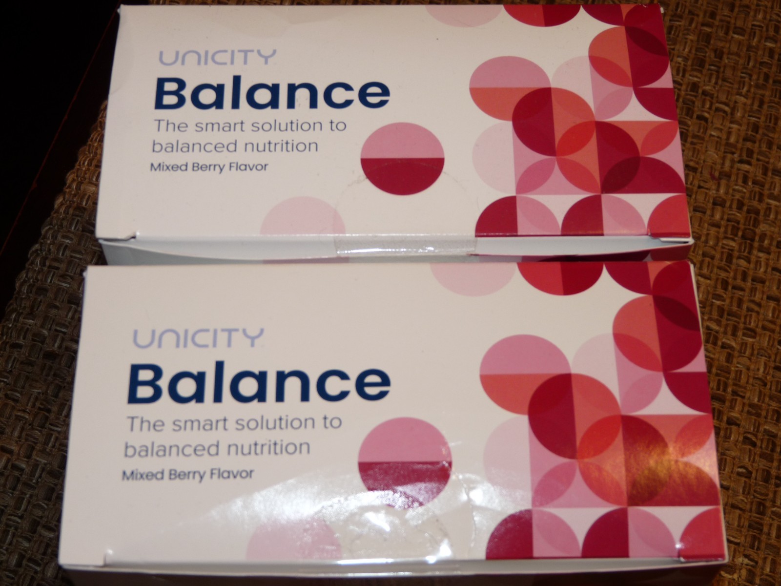 Unicity Balance NATURAL Mixed Berry, 30 Stick Packs 2 SEALED BOXES authentic NIB