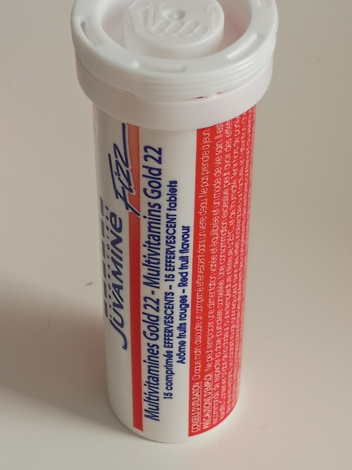 2 JUVAMINE Fizz MULTIVITAMINS Gold 22 EFFERVESCENT Tablets Red Fruit Flavour
