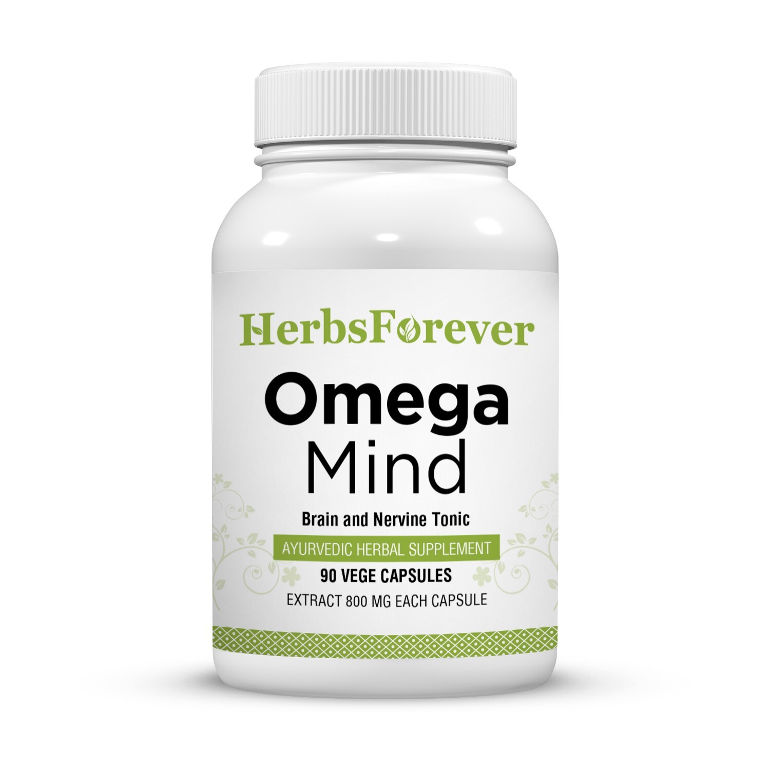Omega Mind (For the Memory and Intelligence Power) 90 Tablets, 800 mg Each