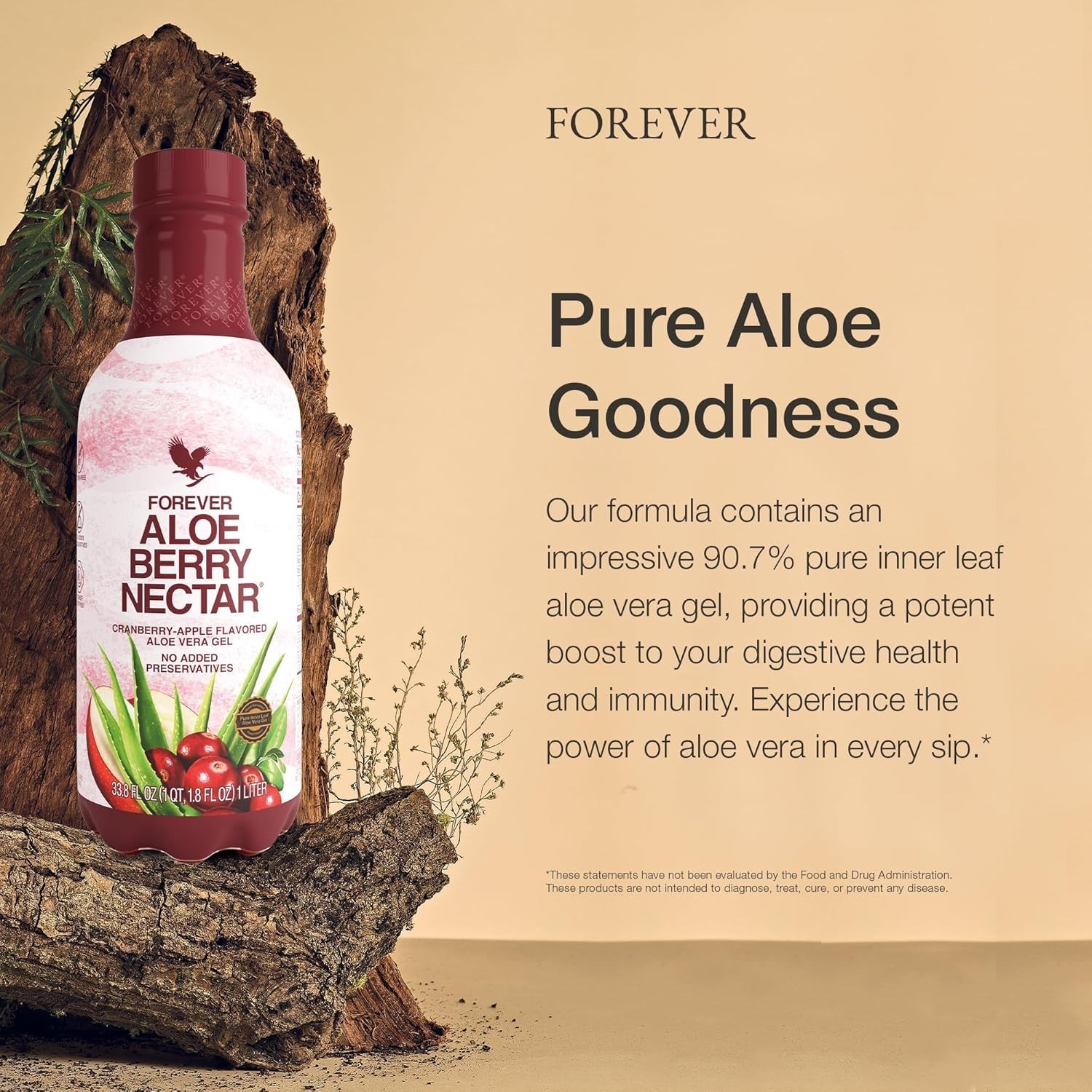 2x Forever Living Berry Nectar 33.8 fl oz Aloe Vera Gel – **Free Shipping**