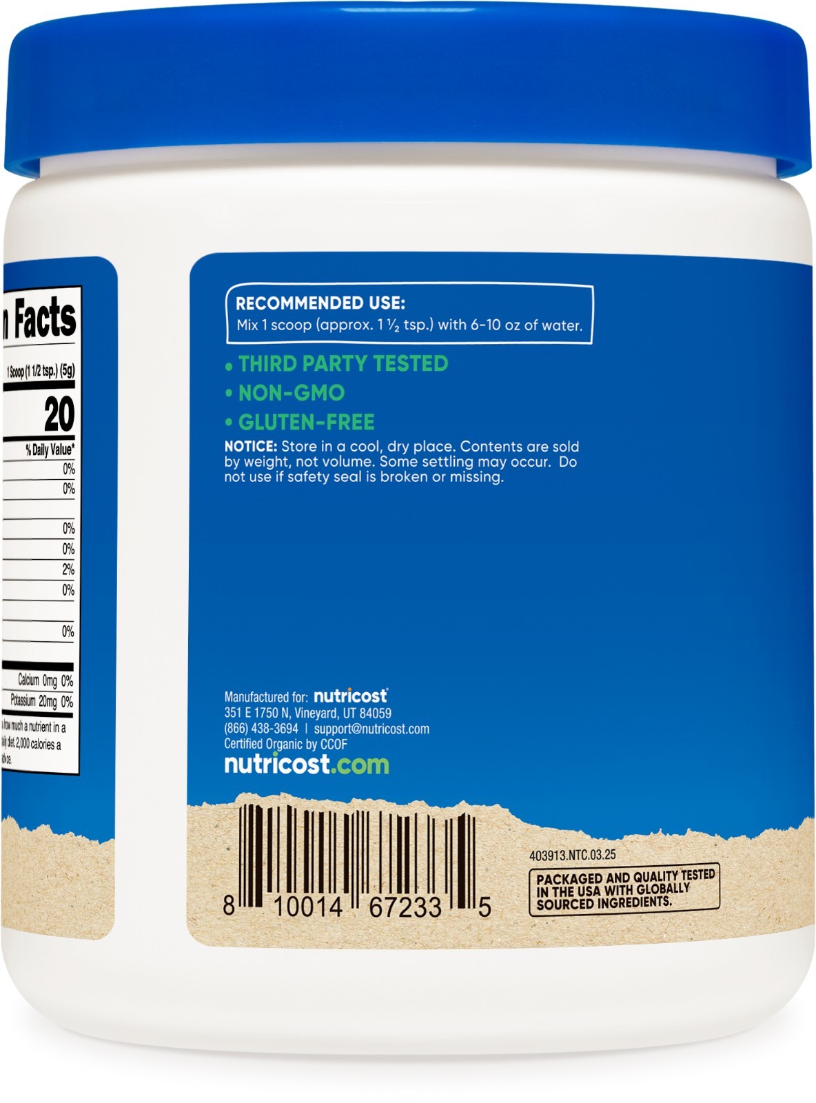 Nutricost Organic Pineapple Powder (8 OZ) – Non-GMO and Gluten Free