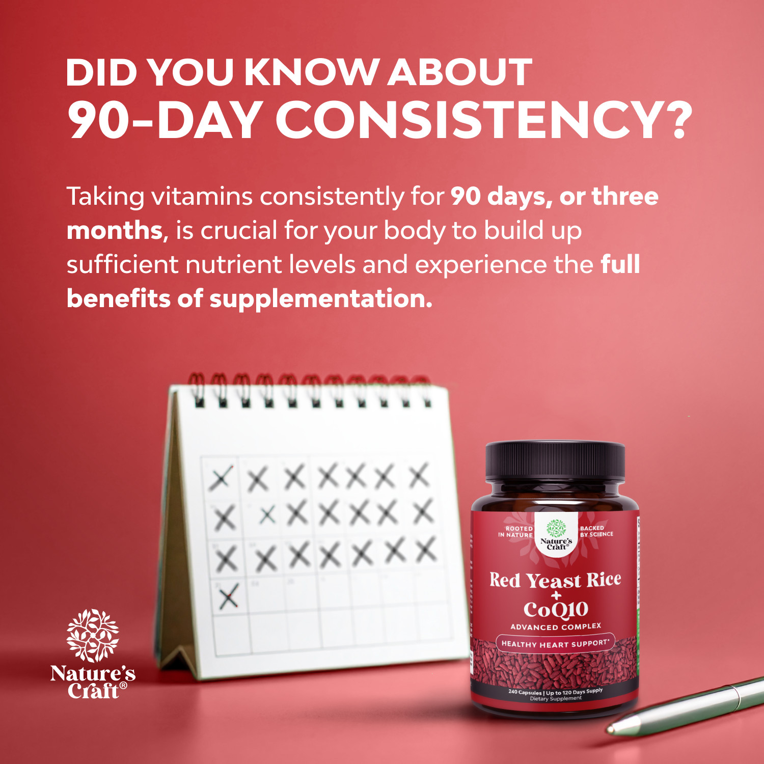 Red Yeast Rice with CoQ10 Supplement – Extra Strength Citrinin-Free