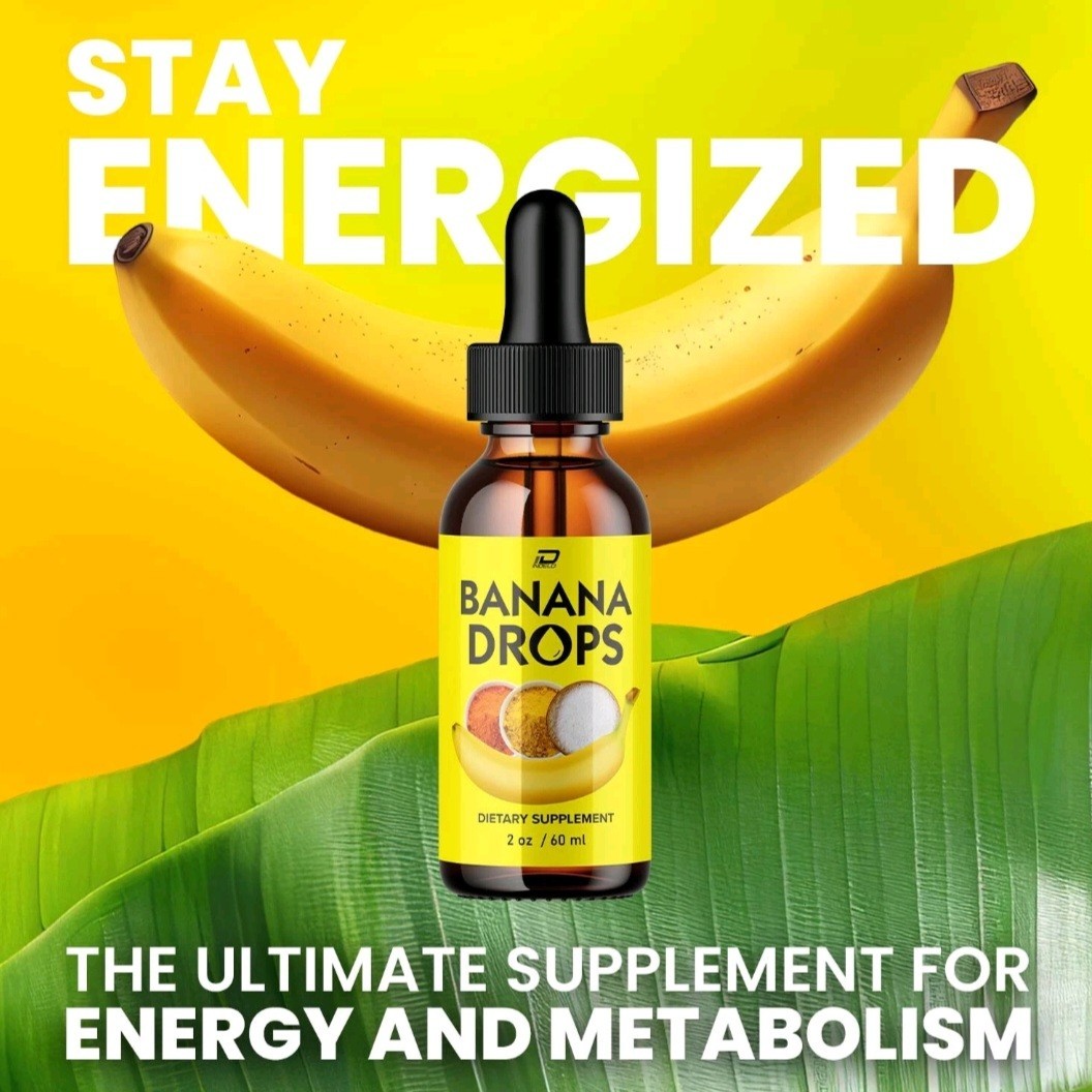 Banana Drops for Weight Loss Liquid Supplement, Banana Drops Official (3 Pack)