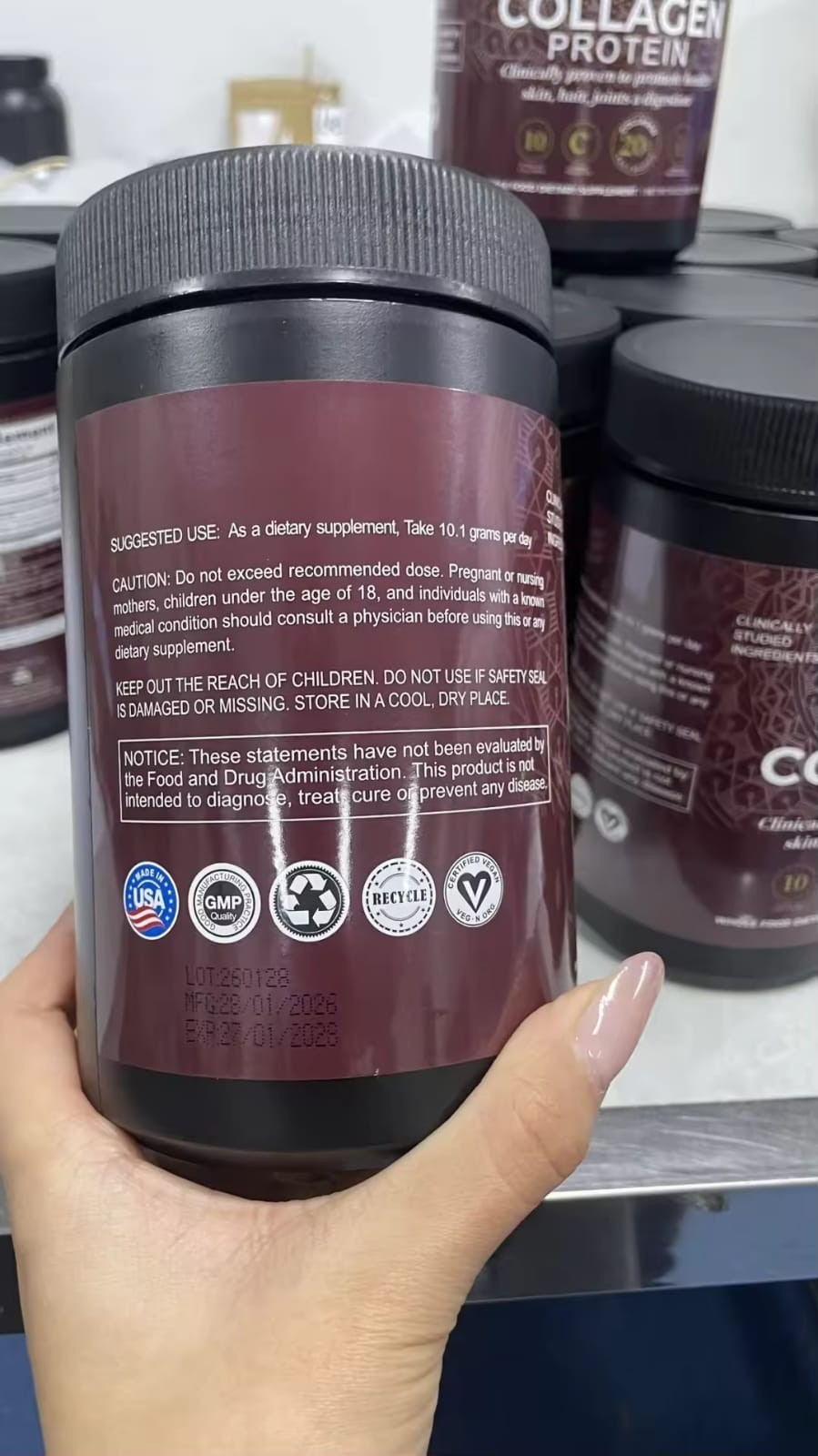 Ancient Nutrition Collagen Powder Protein with Probiotics, Unflavored, 16 Oz