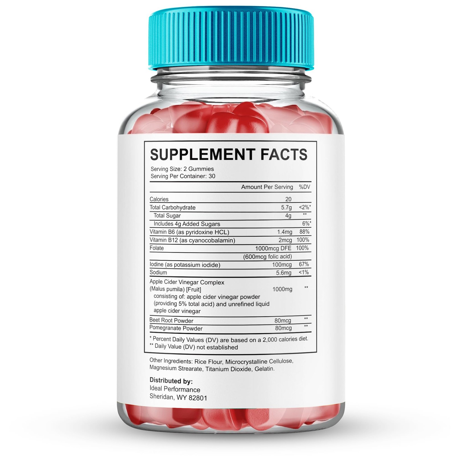 Libicade General Wellness Supplement – 180 Gummies (3 Pack)