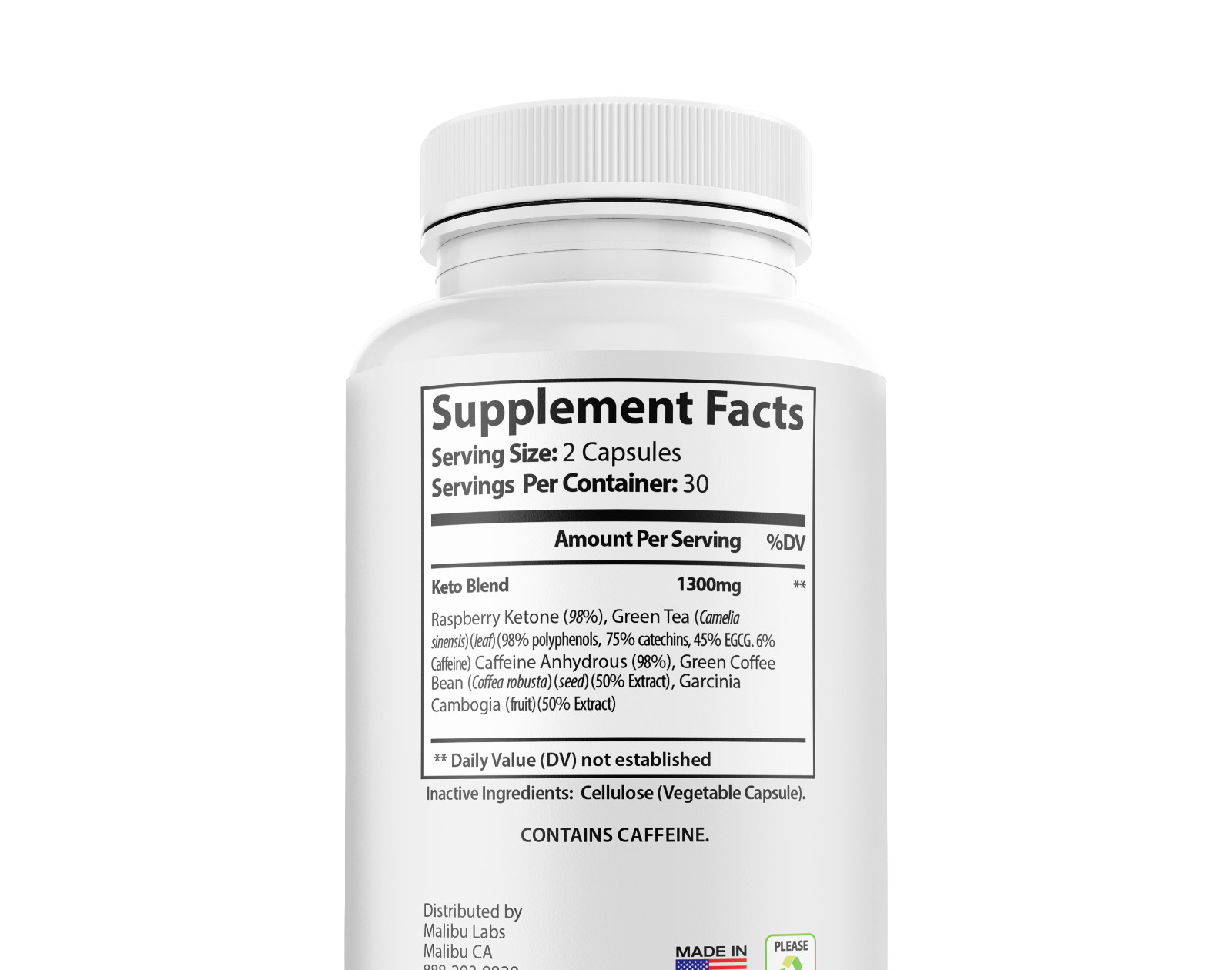 Ketosium XS, Advanced Formula, Made in The USA, (1 Bottle) 30 Day Supply