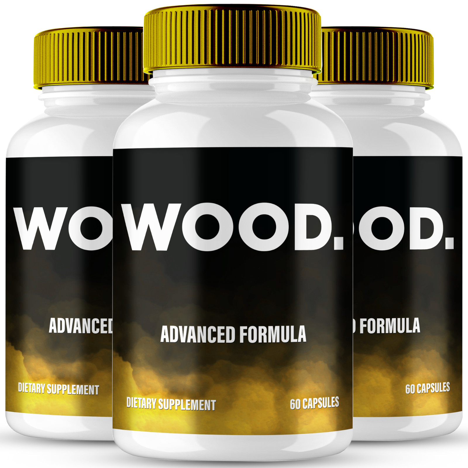 Wood Capsules, Official Wood Supplement Pills for Men (3 Pack)