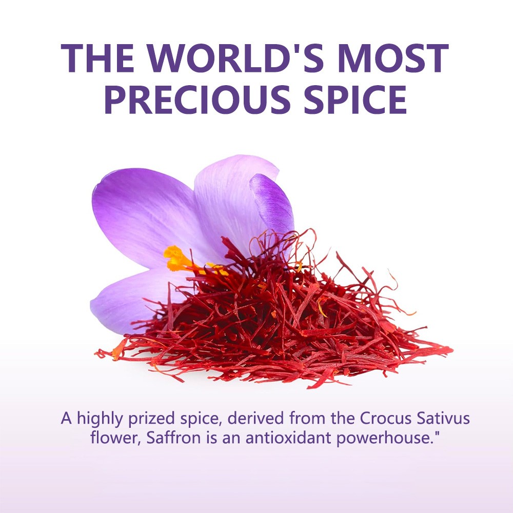 Saffron Supplements-30/60/120 Improve Mood & Vision & Focus Capsules Non-Gmo