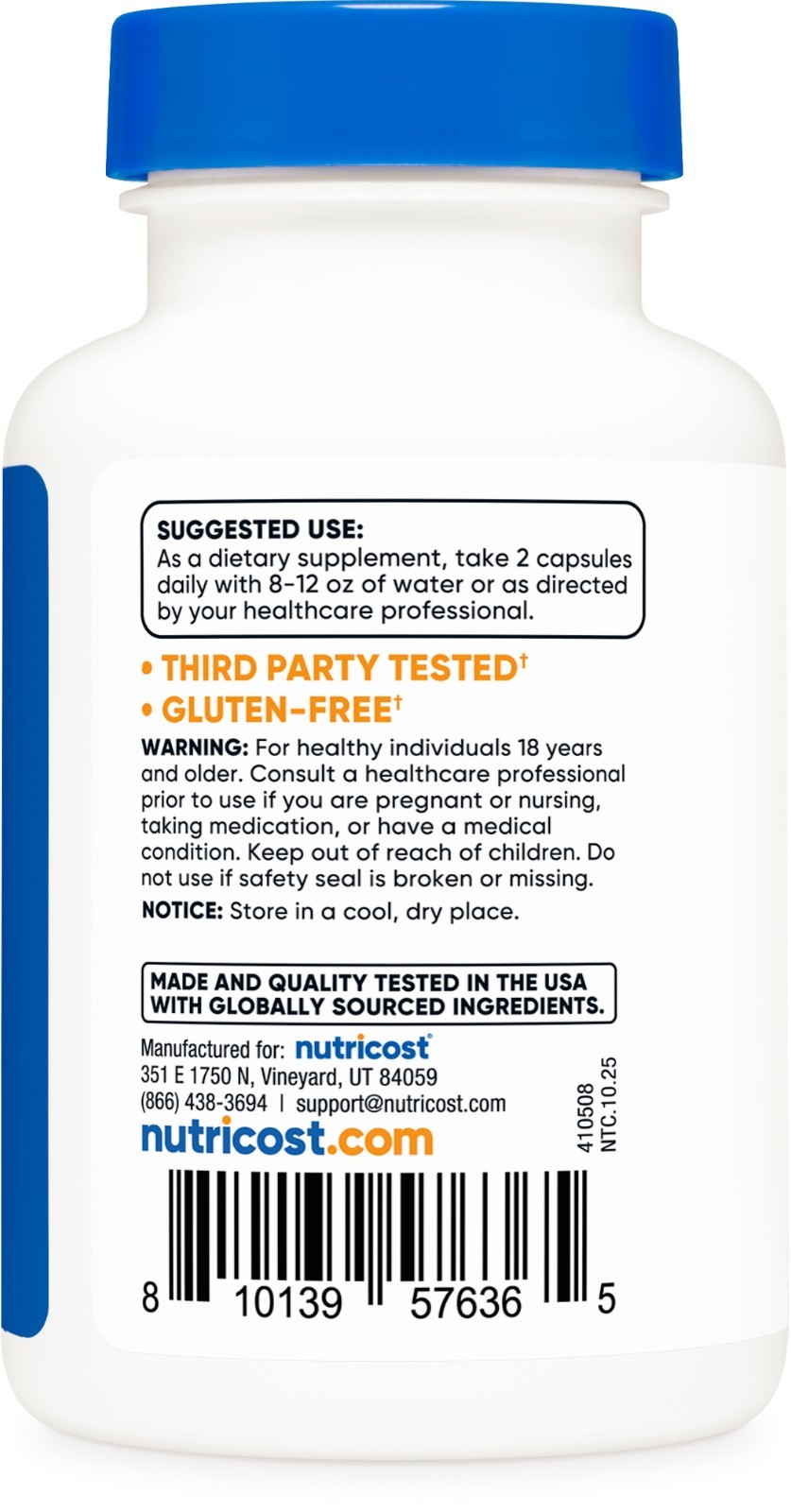 Nutricost Wild Lettuce Extract (4,000 mg Equivalent) 120 Capsules – 60 Servings