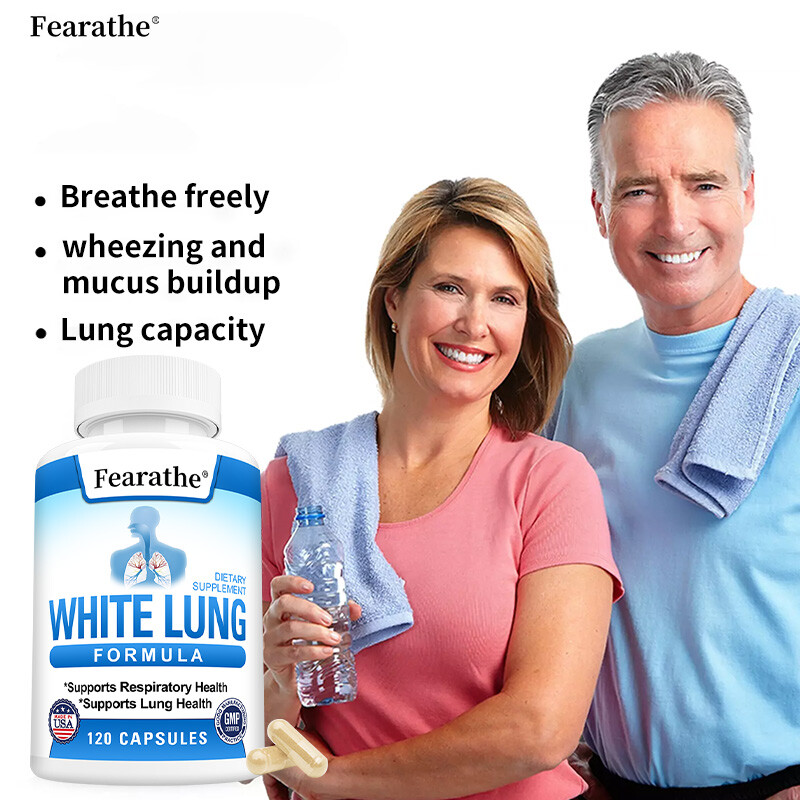 Lung Support Capsules – Free Breathing,Clear Airways,Lung Detox Supplements