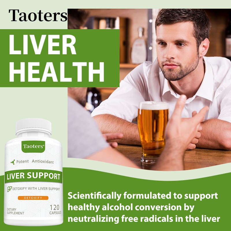 Liver Health Detox Formula – Milk Thistle (80% Silymarin) with NAC, 120 Count