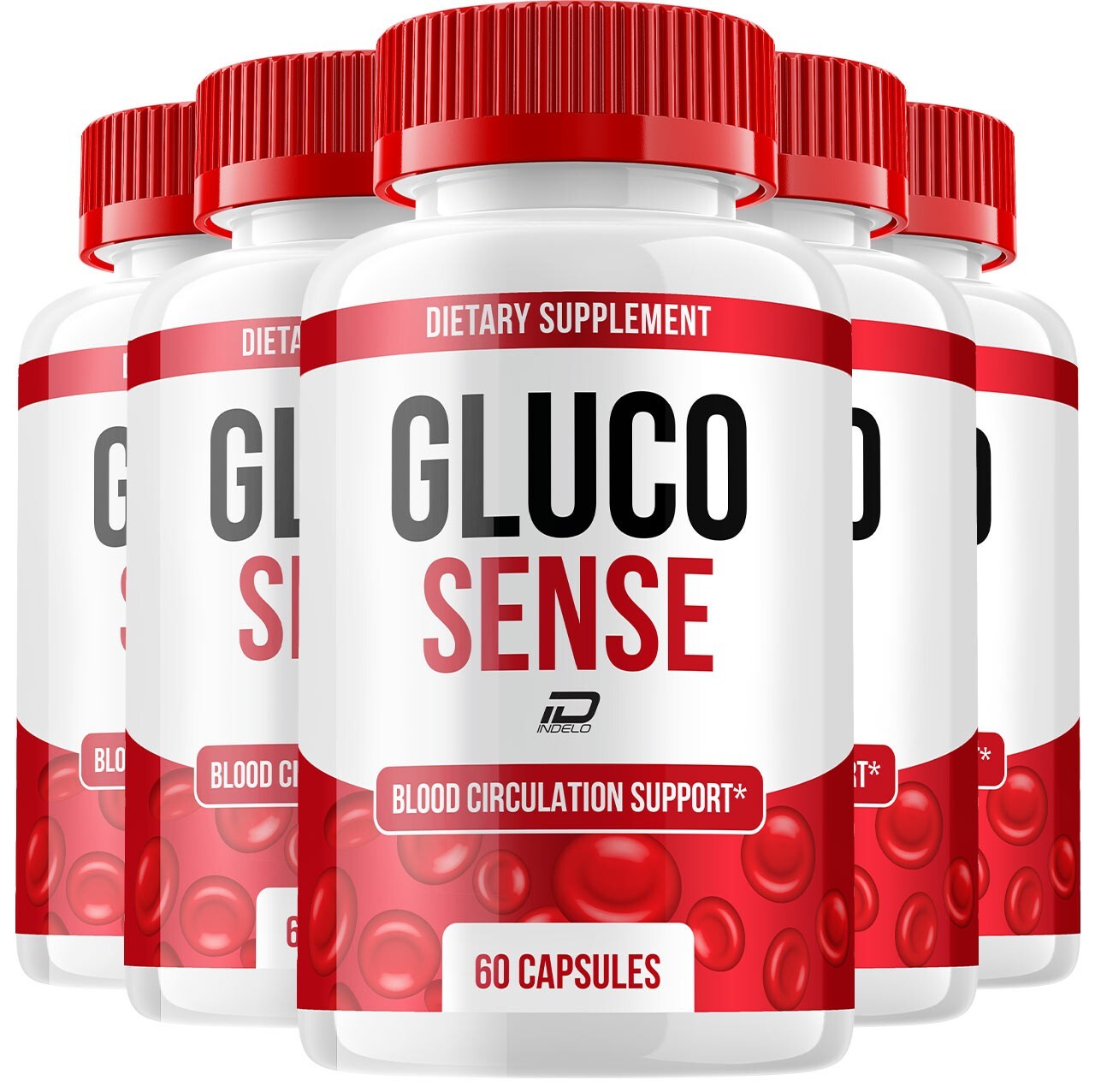 (5 Pack) GlucoSense Capsules – Gluco Sense All Natural Glycogen Support
