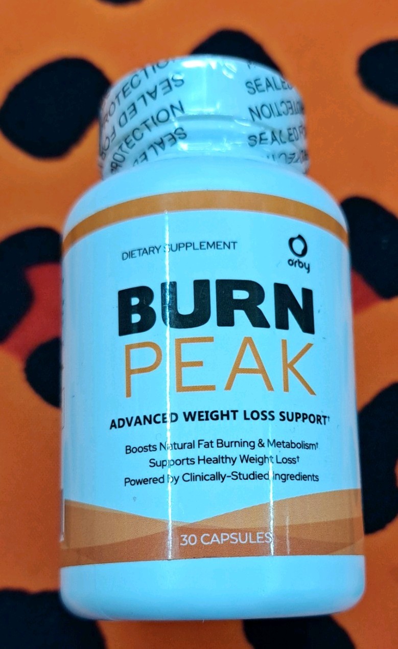 Burn Peak Weight Management Metabolism Energy Support Supplement 30 Capsules