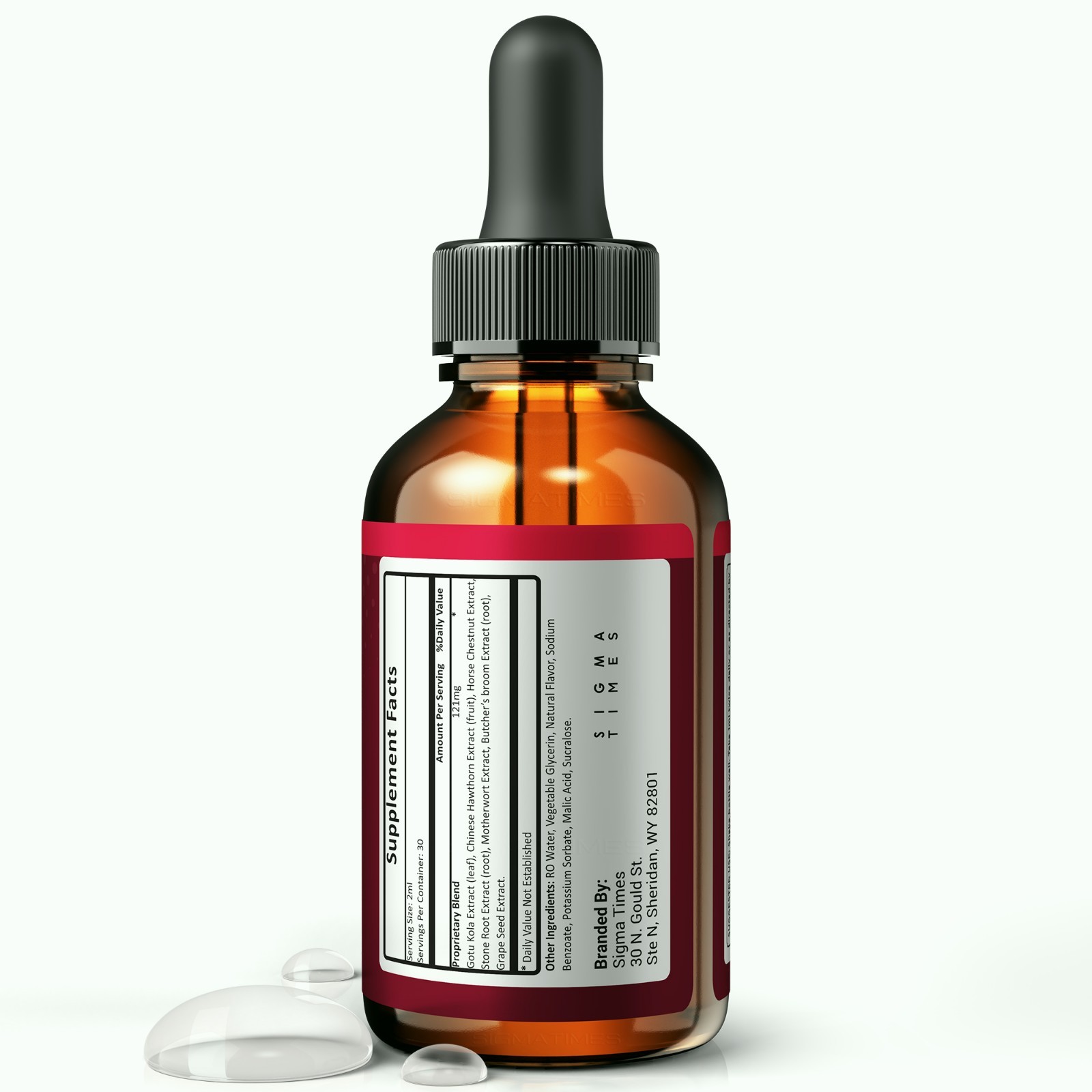 Gelatin Drops for Weight Loss, Liquid Supplement for Metabolism Boost (30 serv)