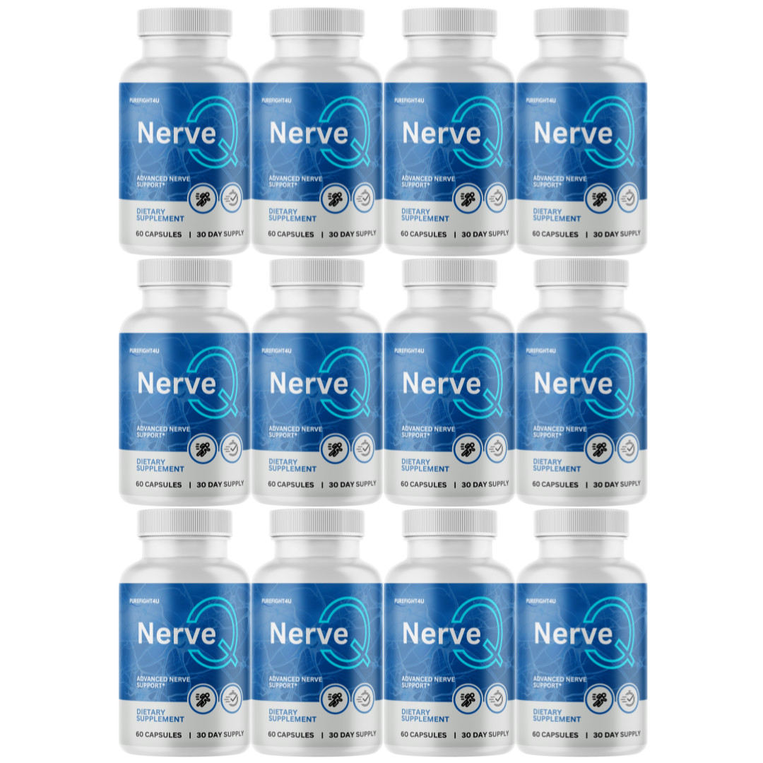 Nerve Q Capsules Nerve Health Supports Circulation Supplement – 12 Bottles