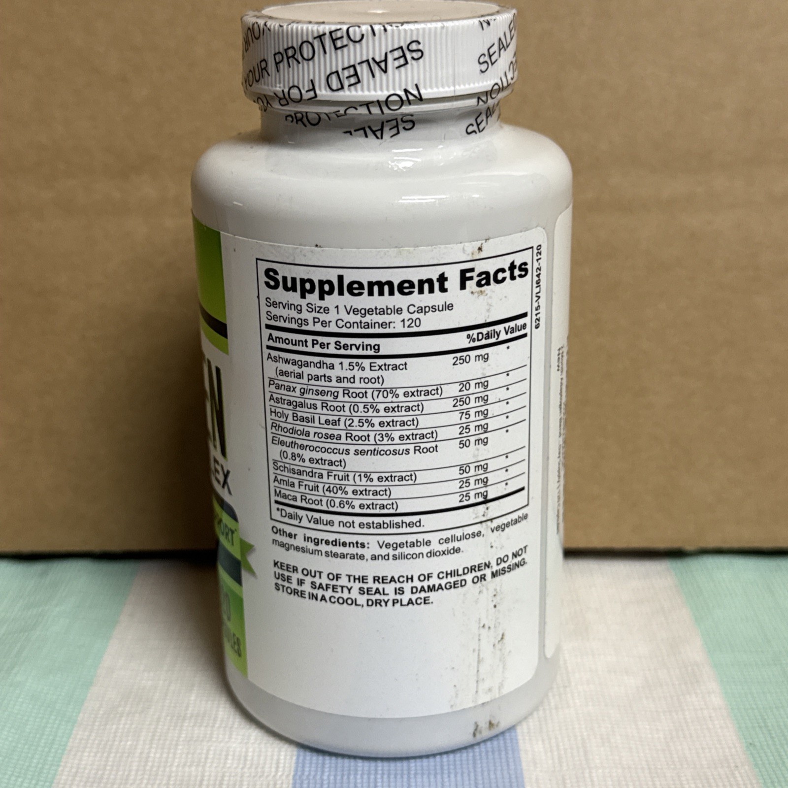 Herbal Adaptogen Mood Support Supplement – Calming Adaptogens Supplement 120ct