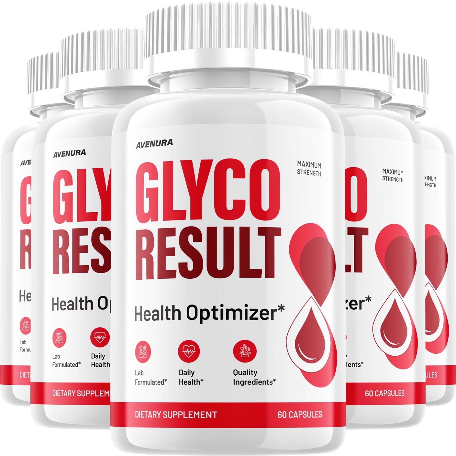 (5 Pack) Glyco Result Capsules – GlycoResult Natural Blend Glycogen Formula
